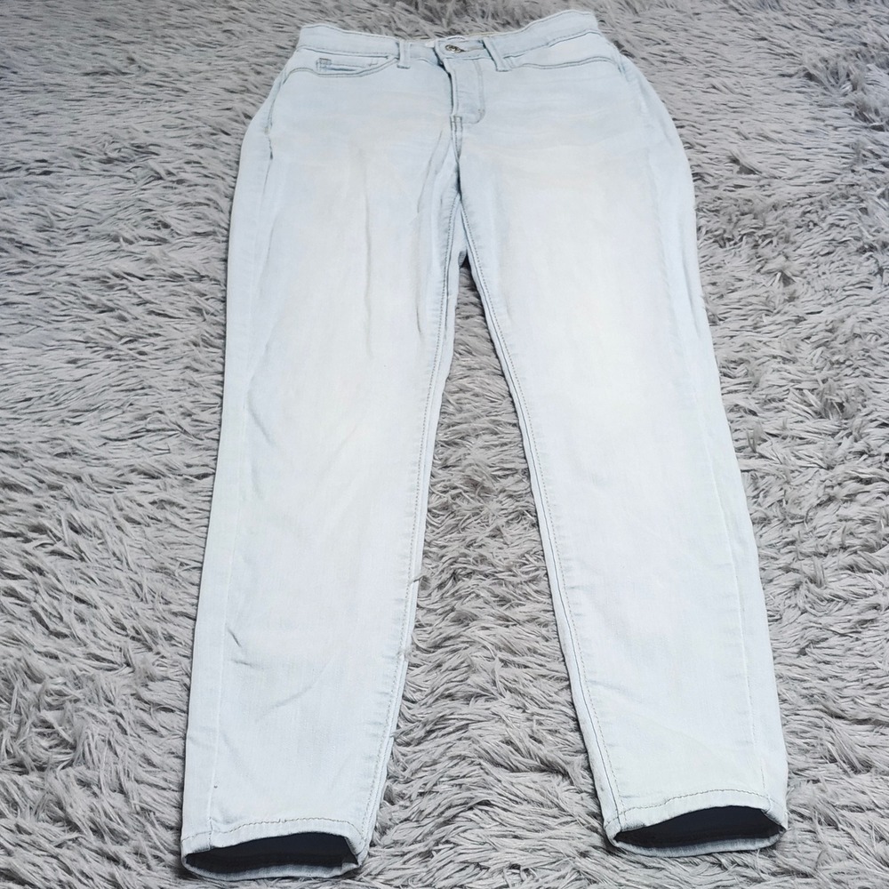 Denizen Levis Jeans Super Skinny Womens Size‎ 2 Ultra High Rise Light Wash Denim